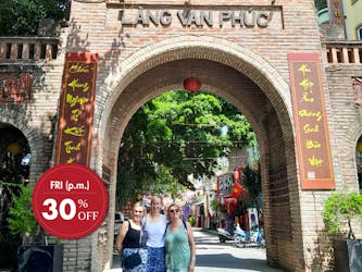 Ha Noi ville du patrimoine avec visite guidée d’une demi-journée en cyclo-pousse d’une heure